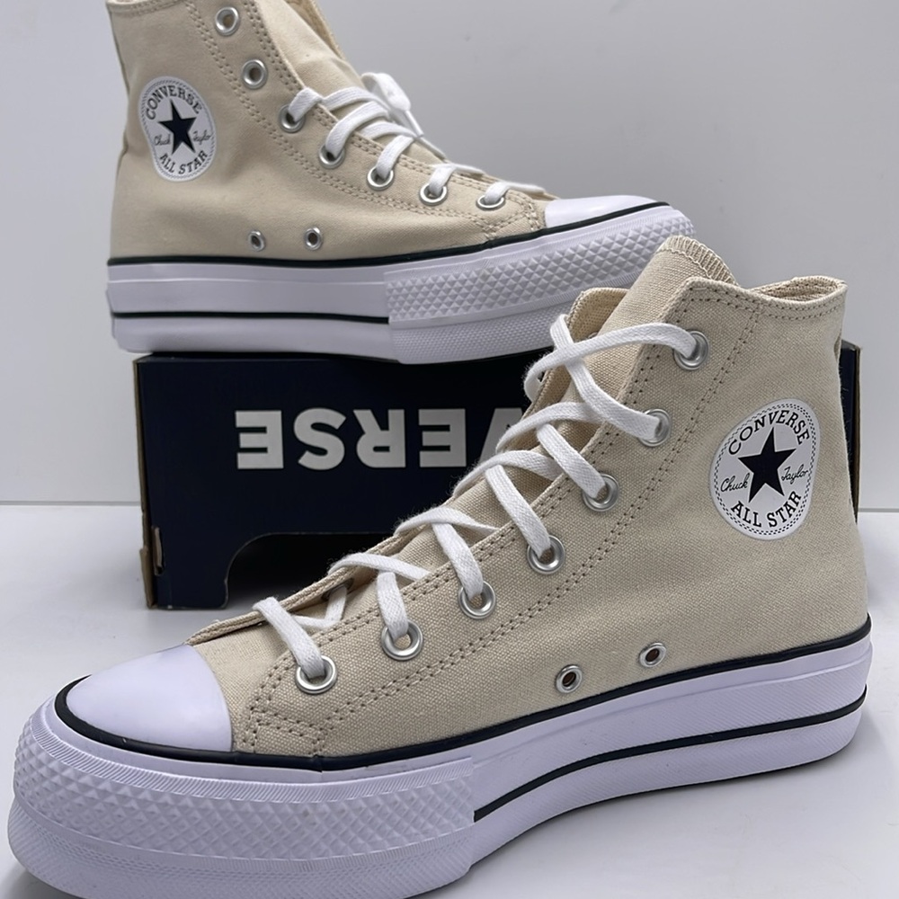 Converse WMNS Cream High-Top Platform Sneakers A08214F
CTAS LIFT HI
NATURAL IVOR - Picture 14 of 16